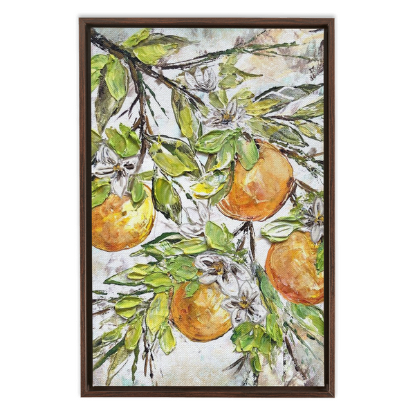 Rebeca Flott Arts Oranges In Texture, Bring Color To Your Home, Orange Art, Florida Inspired Art