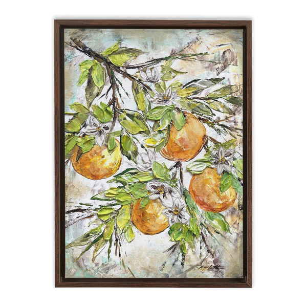 Rebeca Flott Arts Oranges In Texture, Bring Color To Your Home, Orange Art, Florida Inspired Art