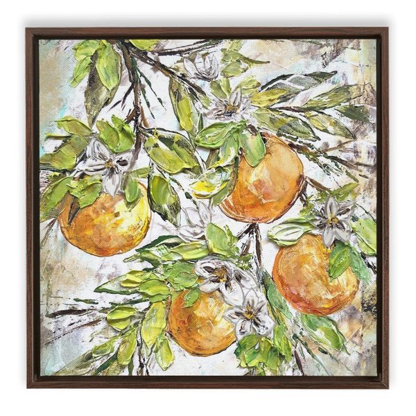 Rebeca Flott Arts Oranges In Texture, Bring Color To Your Home, Orange Art, Florida Inspired Art
