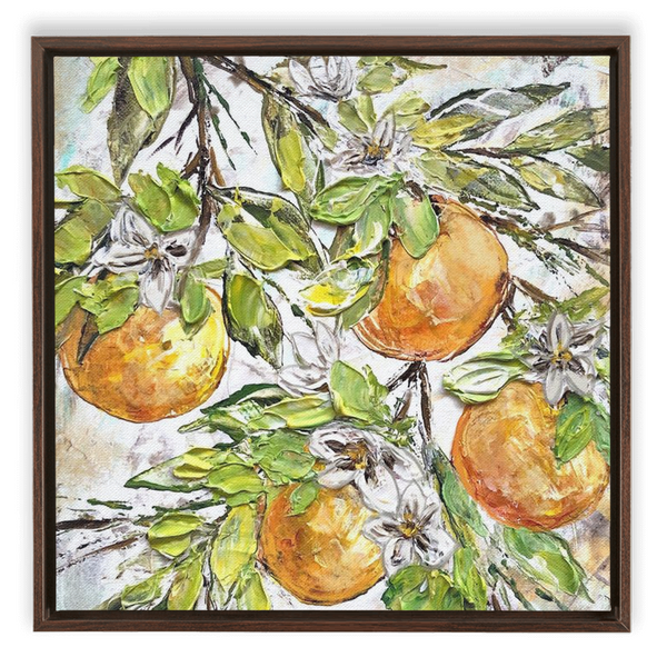 Rebeca Flott Arts Oranges In Texture, Bring Color To Your Home, Orange Art, Florida Inspired Art
