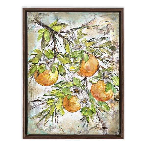 Rebeca Flott Arts Oranges In Texture, Bring Color To Your Home, Orange Art, Florida Inspired Art