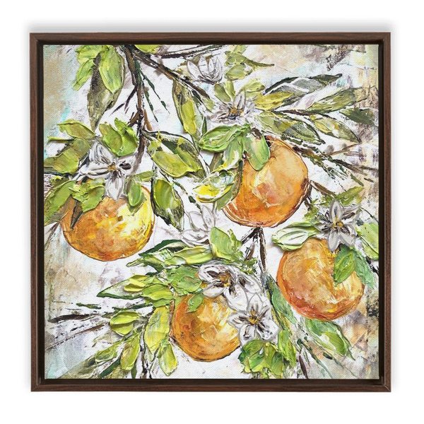 Rebeca Flott Arts Oranges In Texture, Bring Color To Your Home, Orange Art, Florida Inspired Art