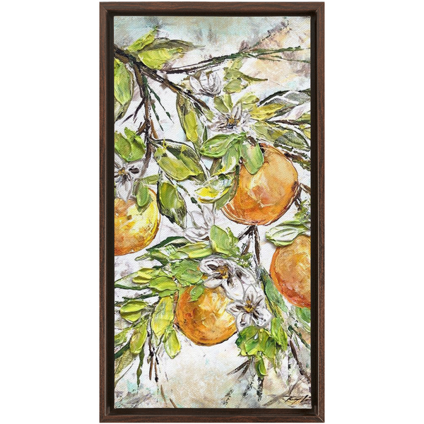 Rebeca Flott Arts Oranges In Texture, Bring Color To Your Home, Orange Art, Florida Inspired Art