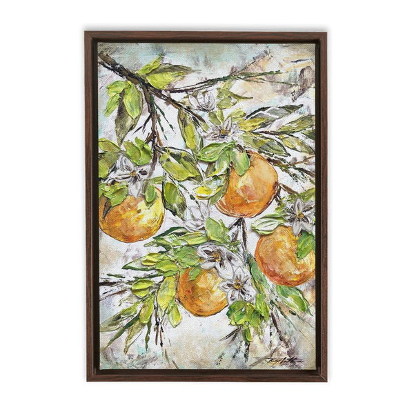 Rebeca Flott Arts Oranges In Texture, Bring Color To Your Home, Orange Art, Florida Inspired Art