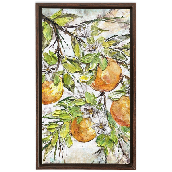 Rebeca Flott Arts Oranges In Texture, Bring Color To Your Home, Orange Art, Florida Inspired Art