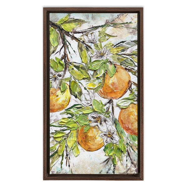 Rebeca Flott Arts Oranges In Texture, Bring Color To Your Home, Orange Art, Florida Inspired Art