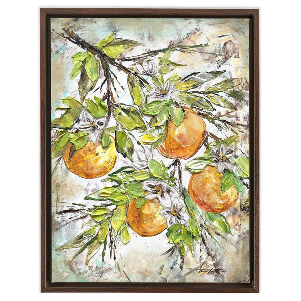Rebeca Flott Arts Oranges In Texture, Bring Color To Your Home, Orange Art, Florida Inspired Art