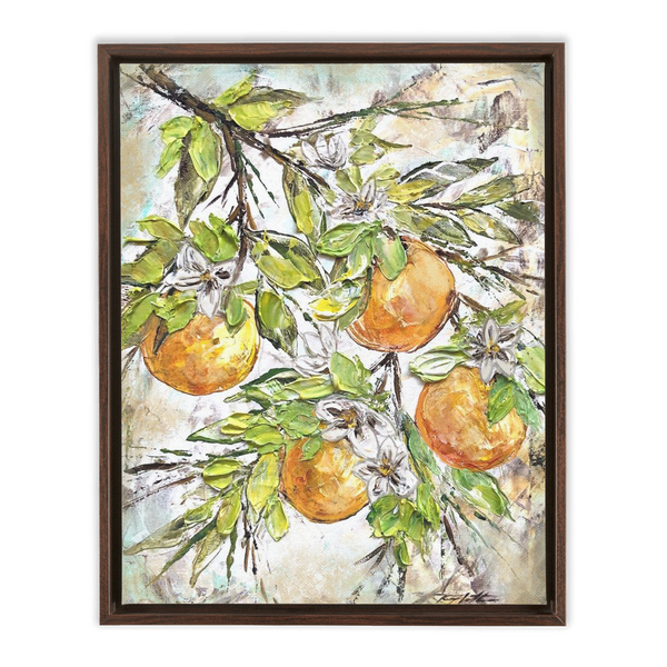 Rebeca Flott Arts Oranges In Texture, Bring Color To Your Home, Orange Art, Florida Inspired Art