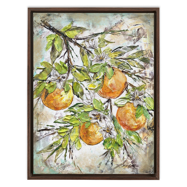 Rebeca Flott Arts Oranges In Texture, Bring Color To Your Home, Orange Art, Florida Inspired Art