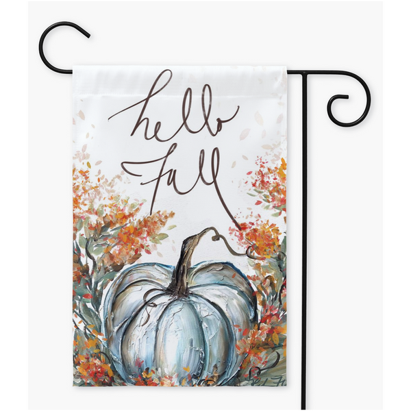 Fall Garden Flag, Pumpkin Garden Flag, Autumn Flag, Autumn Yard Decor, Outdoor Fall Decor, Welcome Flag, Yard Flag, Pumpkins