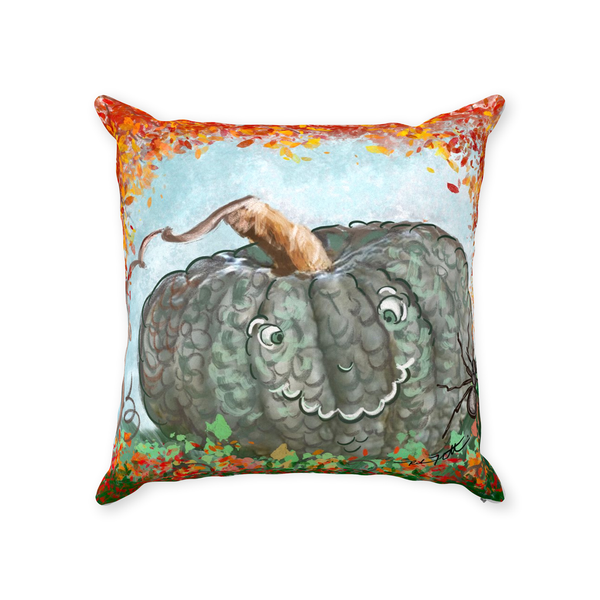 Rebeca Flott Arts Cute pumpkin kids pillows