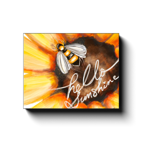 Hello Sunshine Canvas Wrap!