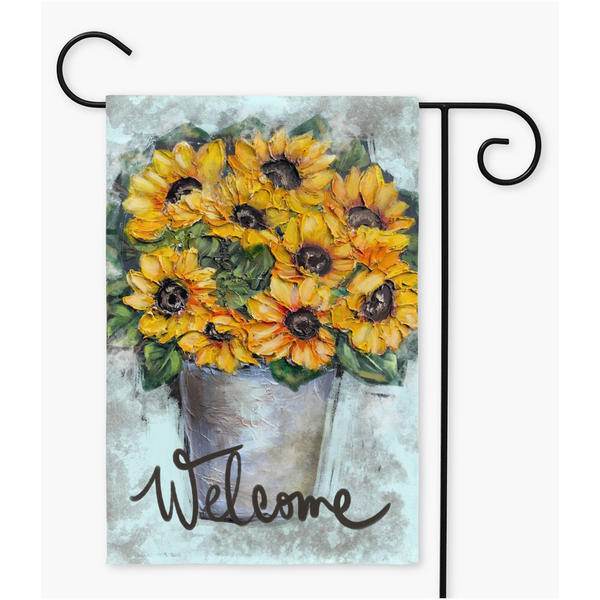 Sunflower for us -Garden flag