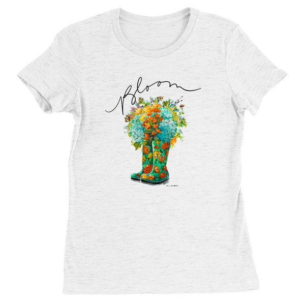 Bloom Embrace Your Inner Free Spirit with this-Inspired T-Shirt by Rebeca Flott Arts"