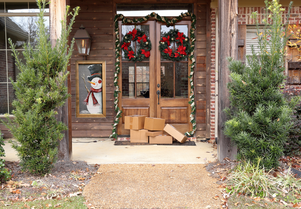 Happy Snowman, Porch Decor winter Snowman on Screen