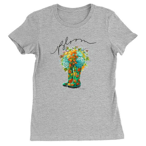 Bloom Embrace Your Inner Free Spirit with this-Inspired T-Shirt by Rebeca Flott Arts"