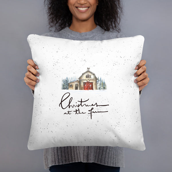 Christmas at the barn by Rebeca Flott Arts