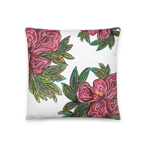 My Hawaiian pillow by Rebeca Flott Arts