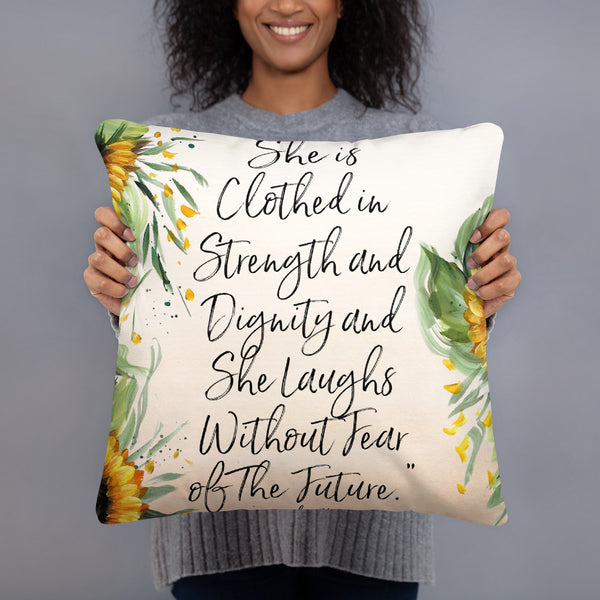 She is clothed in Strength....
