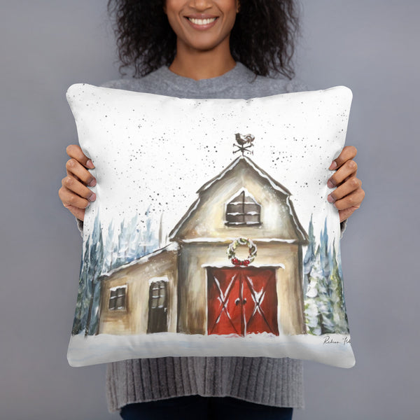 Christmas at the barn by Rebeca Flott Arts