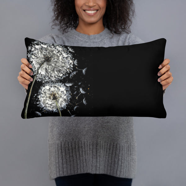 Make a Wish Dandelion Pillow by Rebeca Flott Arts