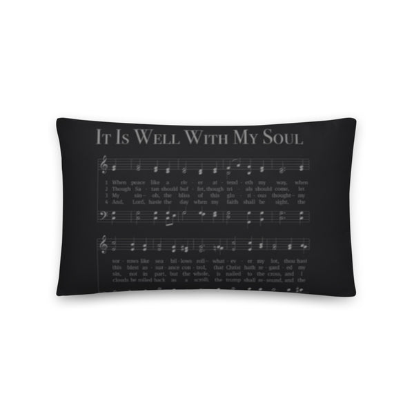It is well with my Soul Pillow "We rise Collection"