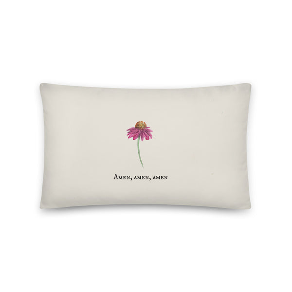 May His Favor Pillow by Rebeca Flott Arts