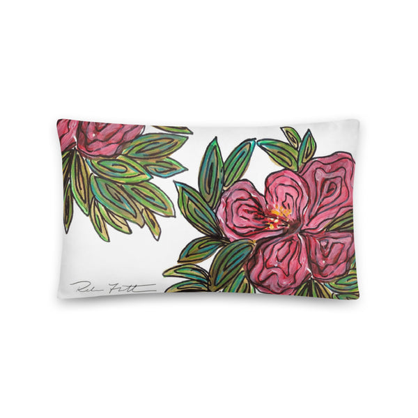My Hawaiian pillow by Rebeca Flott Arts