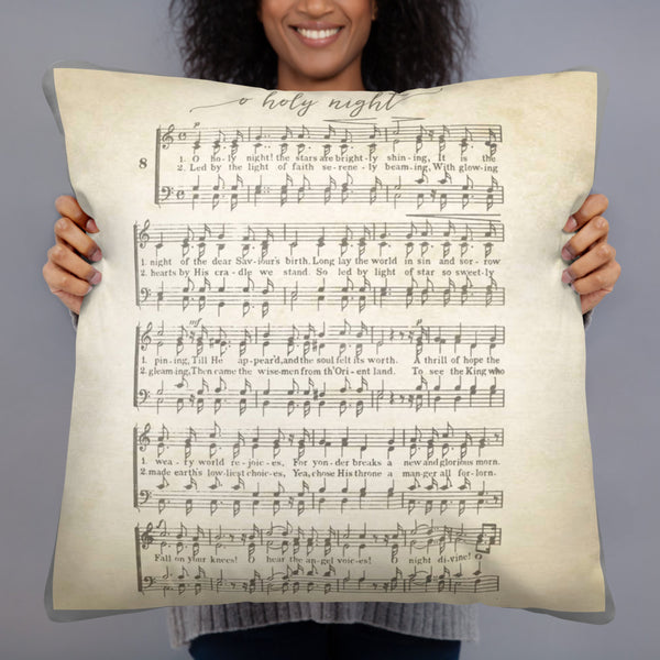 Nativity Pillow by Rebeca Flott Arts