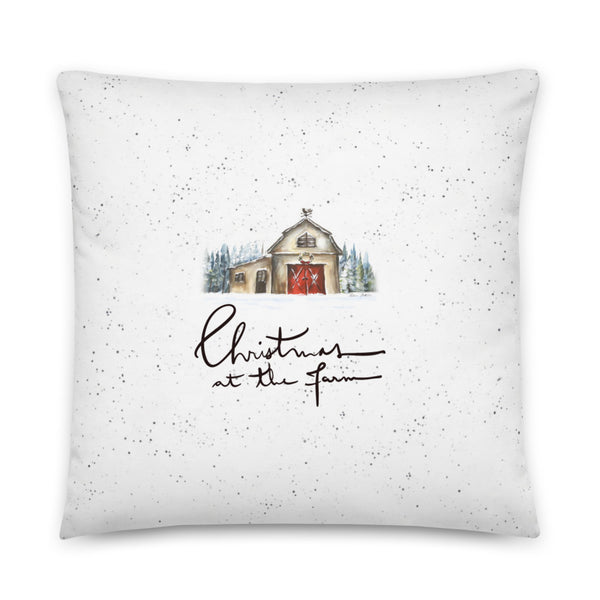 Christmas at the barn by Rebeca Flott Arts