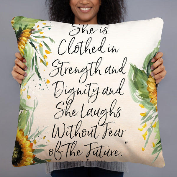 She is clothed in Strength....