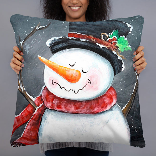 Snowman my friend - Pillow case