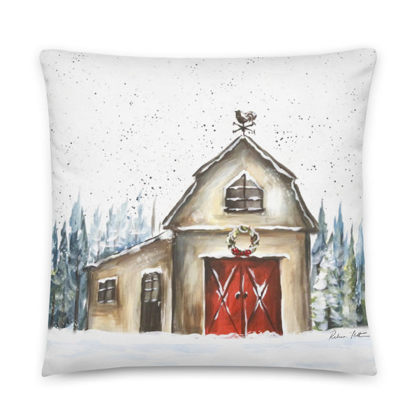 Christmas at the barn by Rebeca Flott Arts