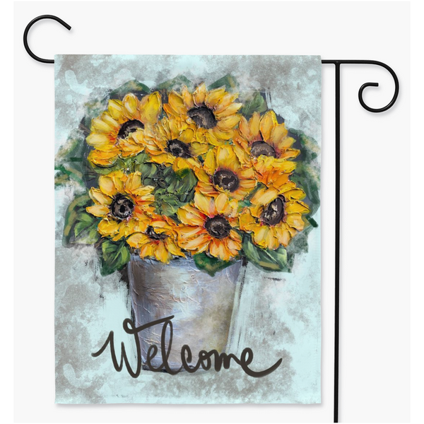 Sunflower for us -Garden flag