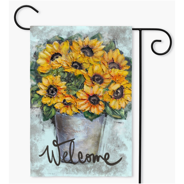 Sunflower for us -Garden flag