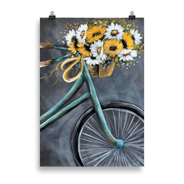 Vintage Teal Bike