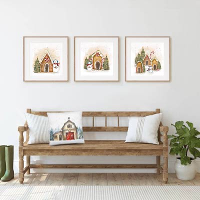 Gingerbread House 3 - Print