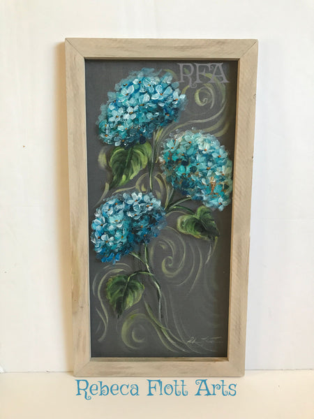Happy blue hydrangeas... because my gramma lives hydrangeas,blue hydrangeas