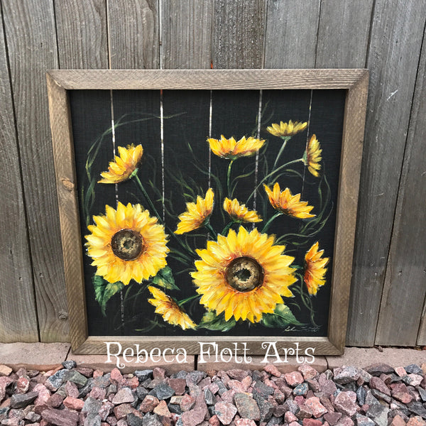 Rustic sunflower