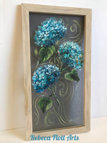 Happy blue hydrangeas... because my gramma lives hydrangeas,blue hydrangeas