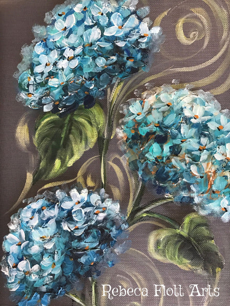 Happy blue hydrangeas... because my gramma lives hydrangeas,blue hydrangeas