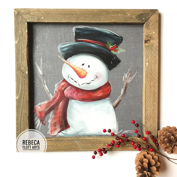 Holidays snowman
