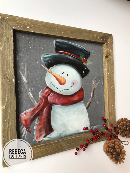 Holidays snowman