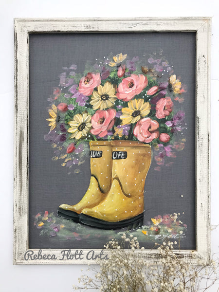 Display grace though your walk, screen art, farmhouse  decor
