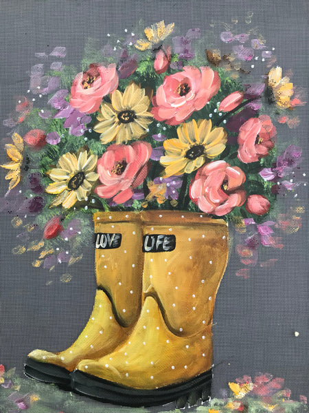Display grace though your walk, screen art, farmhouse  decor