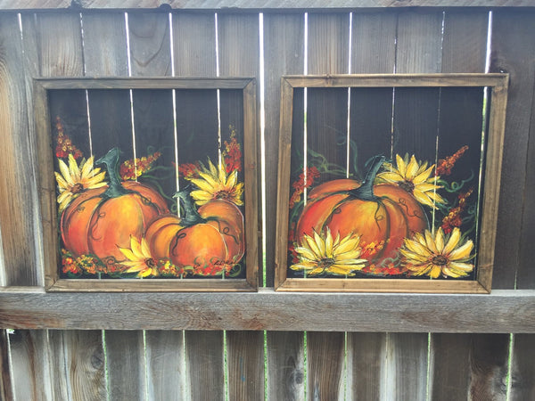 Fall pumpkin, Fall screen, porch decor