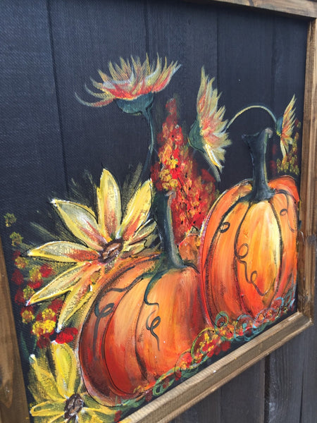 Pumpkins, fall decor - Customize this for you