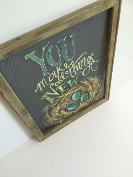 Robin Nest- You make all things New