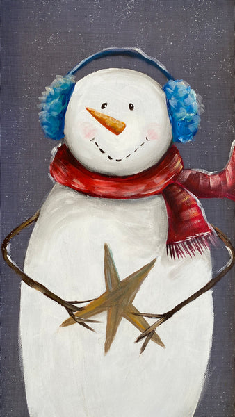 Once upon a star snowman
