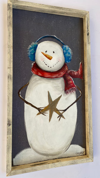 Once upon a star snowman